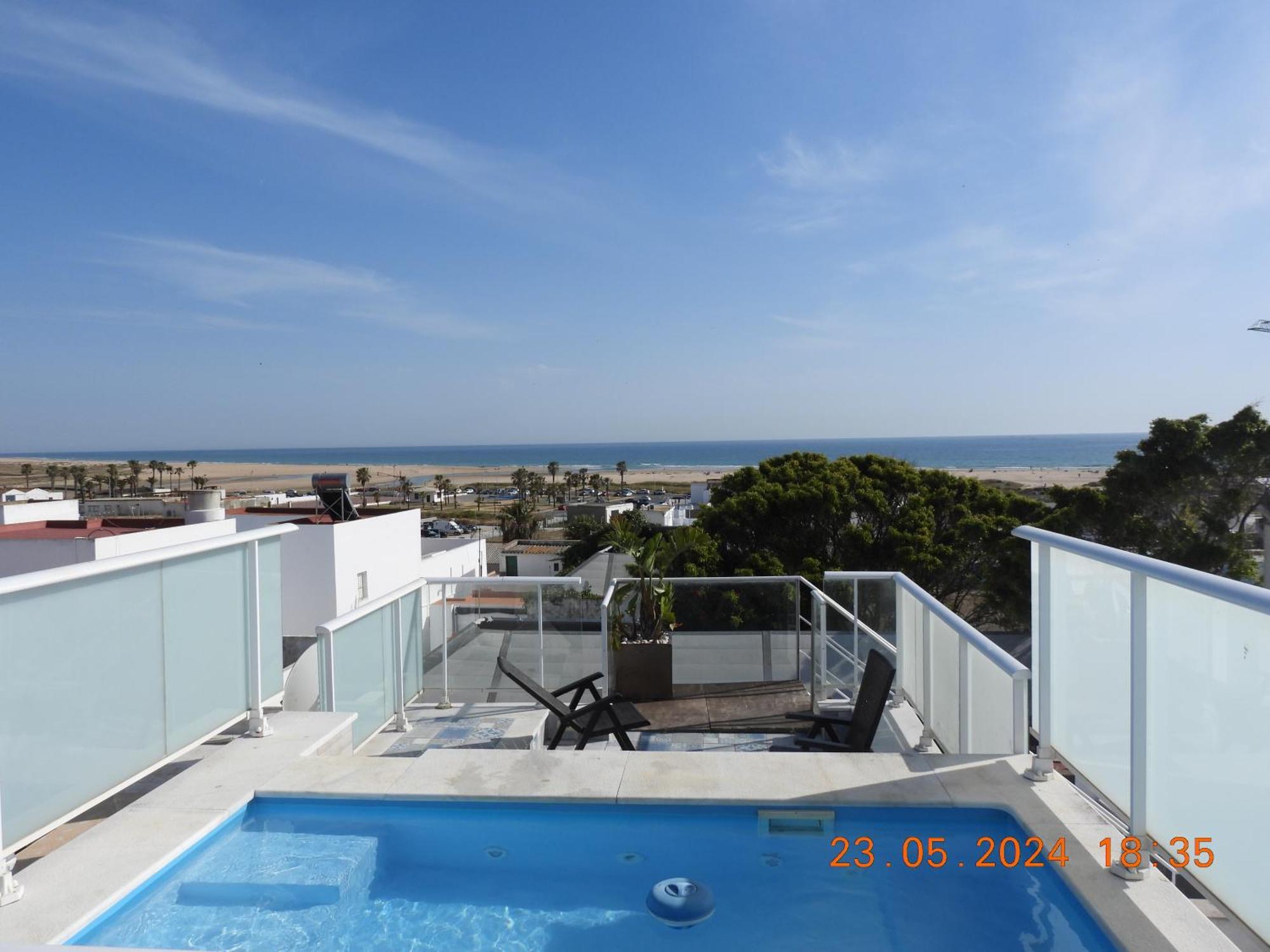 Aba Penthouse, Piscina&Azotea Privada Apartment Conil De La Frontera Exterior photo